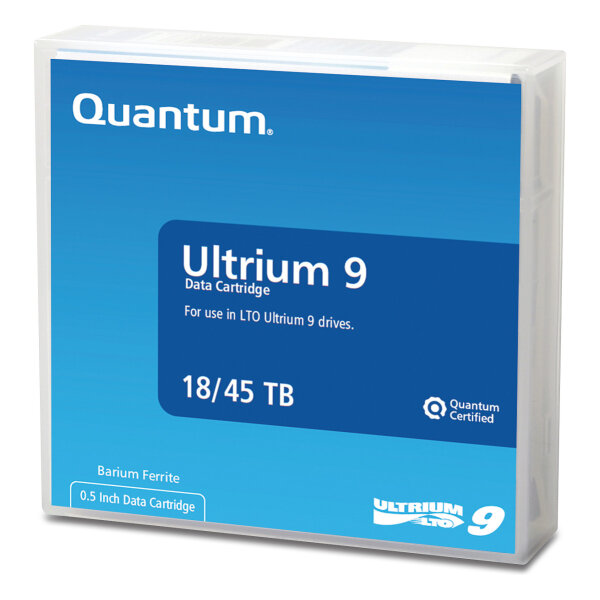 QUANTUM data cartridge LTO9 pre-labeled nur im 20er-Pack bestellbar