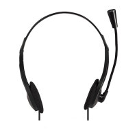 Logilink Stereo-Headset, 1x 3,5-mm-Klinke Bügelmikro...