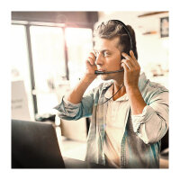 Logilink Stereo-Headset, 1x 3,5-mm-Klinke Bügelmikro Eco-Box