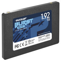 Patriot Burst Elite 1,92 TB (schwarz, SATA 6 Gb/s, 2,5")