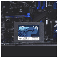 Patriot Burst Elite 1,92 TB (schwarz, SATA 6 Gb/s, 2,5")