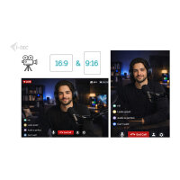 I-TEC SOLOMON 700 STREAM 4K Webcam with Ring Light