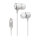 SBS Mix 100 In-Ear-Headset mit Lightning-Anschluss wei