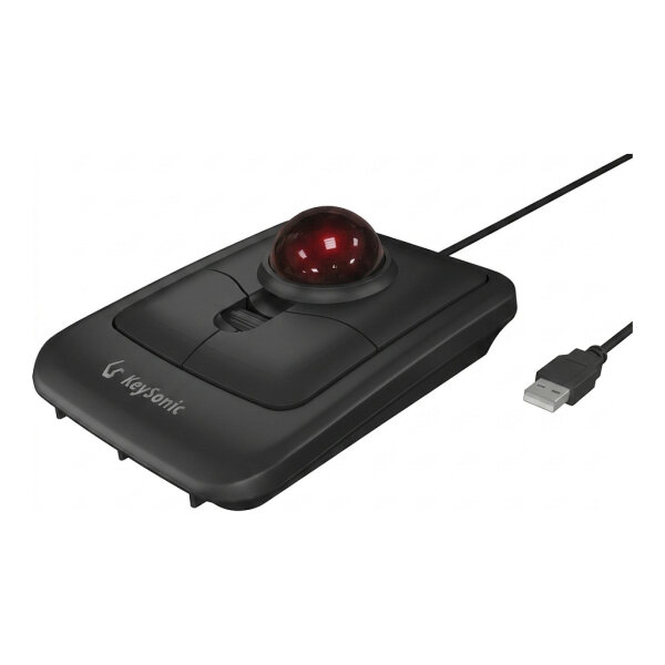 KeySonic Optische Trackball-Maus KSM-4006-UT Optische Trackballmaus mit USB Type-A