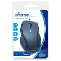 MediaRange Maus optisch 5 Tasten inkl. Scrollrad 2400dpi