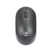 MANHATTAN Performance III Optische Wireless USB-Funkmaus USB-A Nanoempfnger mit 2,4 GHz drei Tasten plus Mausrad 1000 dpi schwarz