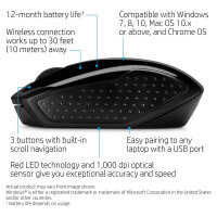 HP 200 Kabellose Maus