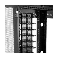 STARTECH.COM Vertikaler Kabelordner mit D-Hacken - 0U - 1,8m - Rack Kabelmanager