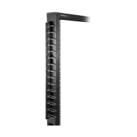 STARTECH.COM Vertikaler Kabelordner mit D-Hacken - 0U - 1,8m - Rack Kabelmanager