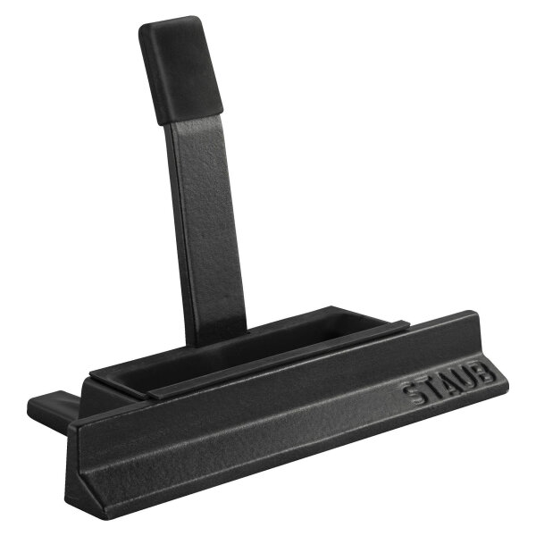 Staub Deckelhalter Gusseisen schwarz