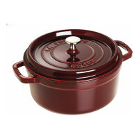 Staub La Cocotte 24cm rund, grenadine, Gusseisen