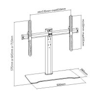 Equip Tischfuß 32"-55"/1TFT Universal TV 40Kg schwarz retail