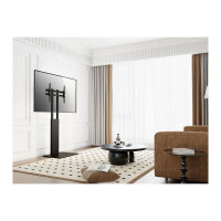 Equip Bodenstandhalter 37"-75"/1TFT 40kg Univ./Slim TV sw