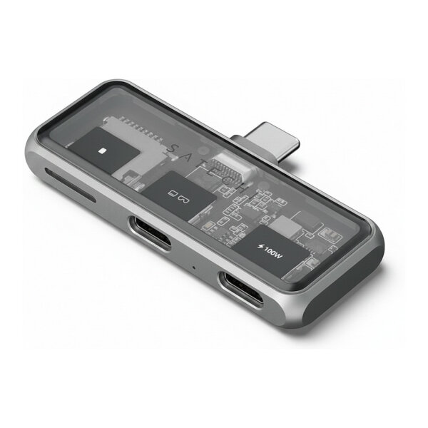 Satechi USB-C PD Mobile XR Hub & MicroSD Card Reader space grey