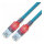 EasyLan DualBoot LED Patchkabel RJ45 S/FTP Cat.6 (Class E), mit saCon Stecker, LSOH, blau, 2 m