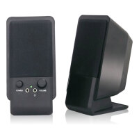 MediaRange Aktivbox Compact Desktop Speaker USB 2.0 black
