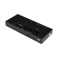 STARTECH.COM 2 Port HDMI automatischer Video Switch - 4K 2x1 HDMI Switch mit Fast Switching Auto Sensing und Serial Control