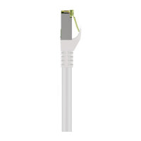 Goobay GHMT-zertifiziertes CAT 8.1 0,5m Patchkabel, S/FTP (PiMF), weiß