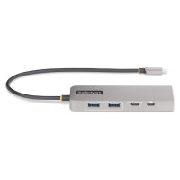 StarTech.com 3-Port USB-C Hub, 2.5GbE,100W Power Delivery, USB 3.2 10Gbps - Hub - kompakt - 1 x USB-C + 3 x USB 3.1 + 1 x 2.5GBase-T - Desktop
