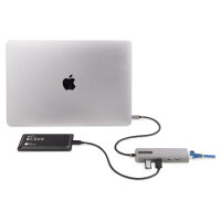 StarTech.com 3-Port USB-C Hub, 2.5GbE,100W Power Delivery, USB 3.2 10Gbps - Hub - kompakt - 1 x USB-C + 3 x USB 3.1 + 1 x 2.5GBase-T - Desktop