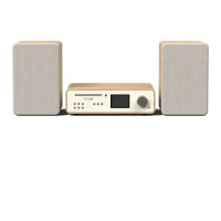 Pure Classic Stereo Cotton White/Oak EU/UK