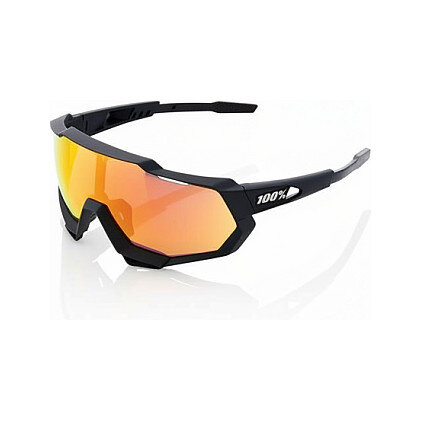 100percent Speedtrap - HiPER Mirror Lens Soft Tact Black