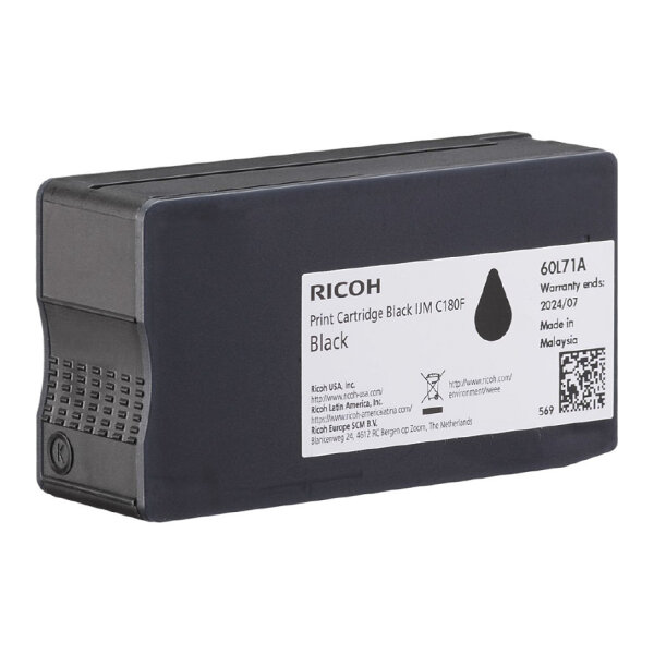 Ricoh Tinte Black IJM C180F 2.000 Seiten nach ISO/IEC24711
