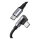UGREEN US334 USB-C auf USB-C Kabel 100W PD Fast Charging 1x Winkelstecker geflochten schwarz 1m