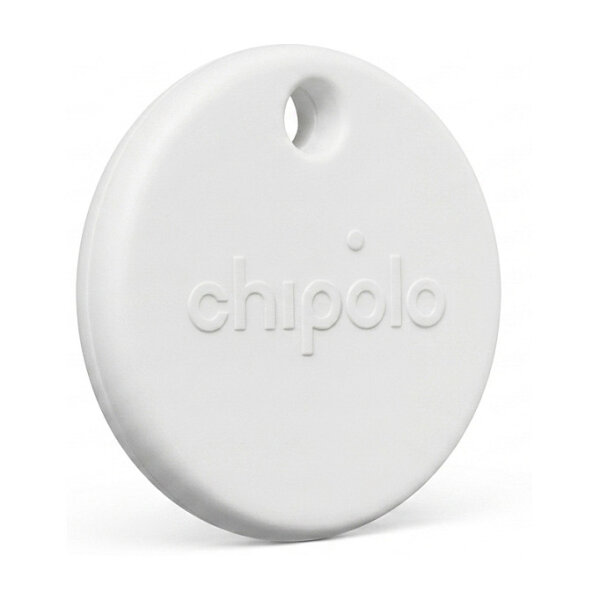Chipolo POP - Tracking tag compatible with Apple Find My on iPhone or Find Hub on Android (White)