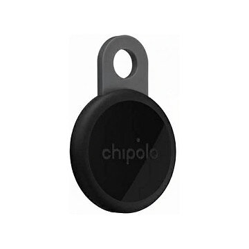 Chipolo LOOP – Rechargeable tracking tag compatible with Apple Find My on iPhone (Charcoal)