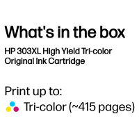 HP 303XL HIGH YIELD TRI-COLOR