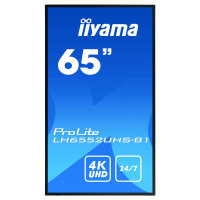 IIYAMA LH6552UHS-B1 165.10cm 65Zoll UHD IPS Landscape and Portrait 500cd/m2 DVI-I VGA DP 3xHDMI DP MST 2xUSB2.0 LAN/RS232 PC-Slot
