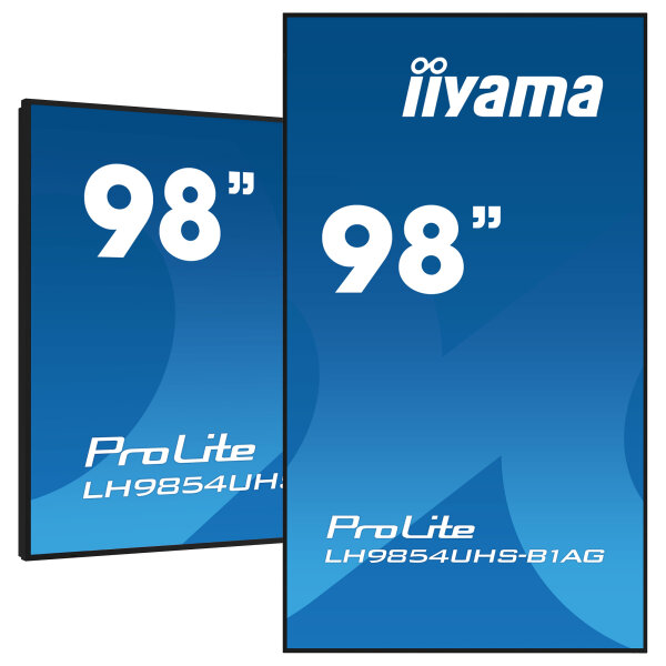 iiyama ProLite LH9854UHS-B1AG 247,6cm (98") 4K Digital Signage Monitor HDMI/DP