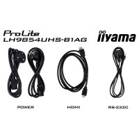 iiyama ProLite LH9854UHS-B1AG 247,6cm (98") 4K Digital Signage Monitor HDMI/DP