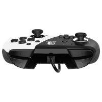 PDP Controller Faceoff Deluxe+Audio schwarz/weiß Switch