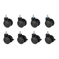 OPLITE Feststellbare Lenkrollen für GTR S8/S8 Elite black retail
