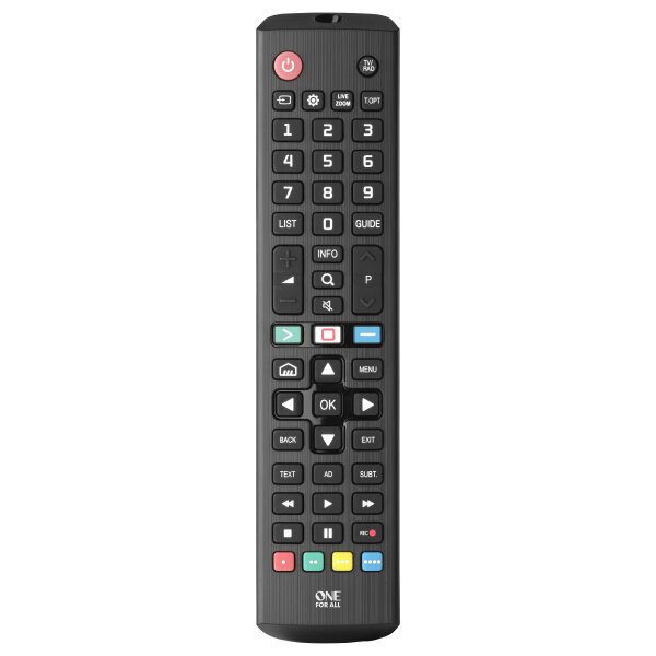 One for All LG 2.0 Ersatzfernbedienung URC 4911