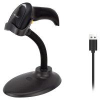 Equip 1D-Barcodescanner Laser USB+Halter schwarz