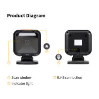 Equip 2D-Omni-Direkt. Desktop Barcodescanner USB 1MP schwarz