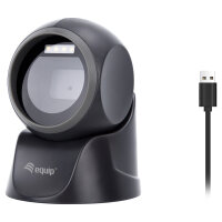 Equip 2D-Omni-Direkt. Desktop Barcodescanner USB schwarz