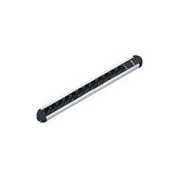 BACHMANN PRIMO Steckdosenleiste 12x Schutzkontakt Aluminium 1,75m