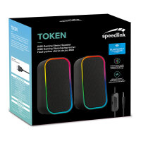 Speedlink Gaming Lautsprecher TOKEN RGB. Stereo. schwarz retail