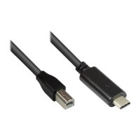 Good Connections USB2.0 Kabel C-B schw. 1m
