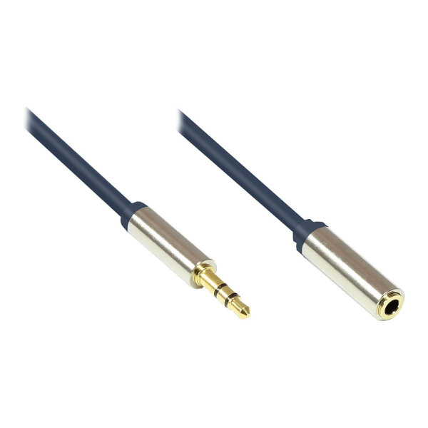 Good Connections Audioverl. 3-pol. 3.5mm-St.-Bu. 1m