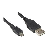 Good Connections USB2.0 Kabel EASY A-Micro B schw. 0,5m