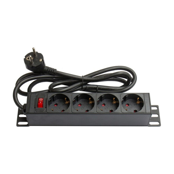 Good Connections 19" PDU Steckdosenleiste 4-fach