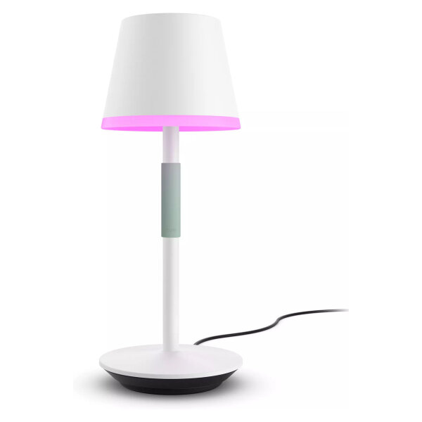 Philips Hue White & Color Ambiance Go Tragbare Tischleuchte Weiß