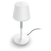 Philips Hue White & Color Ambiance Go Tragbare Tischleuchte Weiß