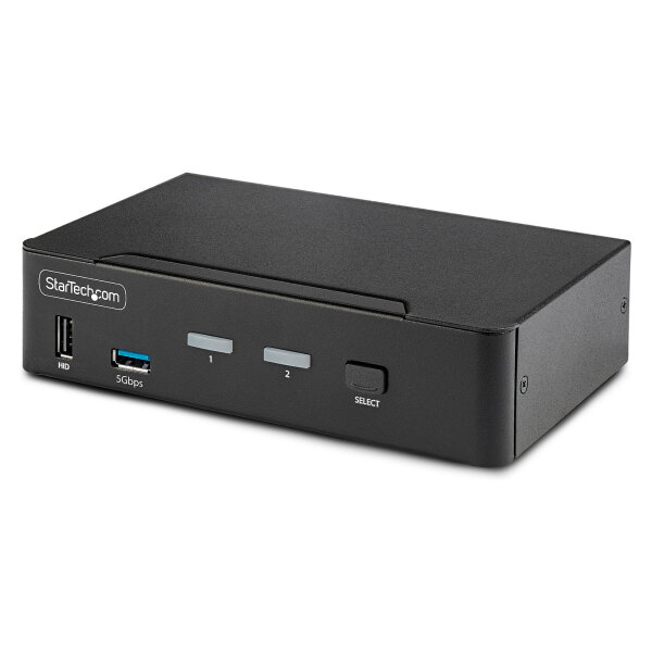 STARTECH.COM 2-Port 8K KVM-Switch DisplayPort 1.4 8K 60Hz / 4K 144Hz DP 1.4 2x USB 3.0 Ports 4x USB 2.0 Ports KVM DisplayPort Umscha
