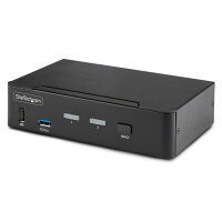 STARTECH.COM 2-Port 8K KVM-Switch DisplayPort 1.4 8K 60Hz / 4K 144Hz DP 1.4 2x USB 3.0 Ports 4x USB 2.0 Ports KVM DisplayPort Umscha